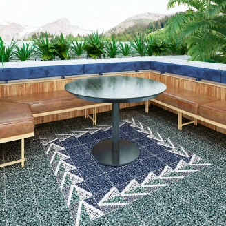 Gulvflis Retro IT Terrazzo Flerfarget Matt 20x20 cm